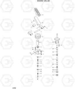 4150 BRAKE VALVE HL780-3A, Hyundai