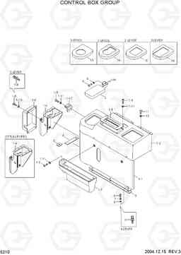 5210 CONTROL BOX GROUP HL780-3A, Hyundai