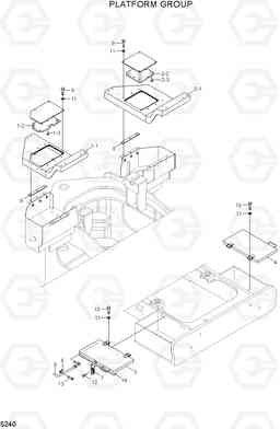 5240 PLATFORM GROUP HL780-3A, Hyundai