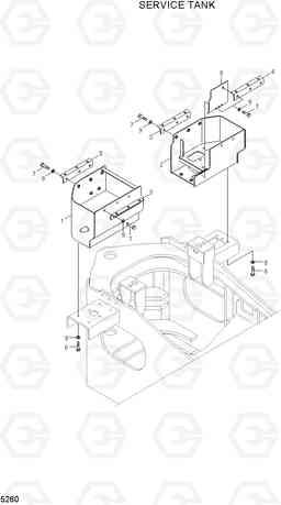 5260 SERVICE TANK HL780-3A, Hyundai