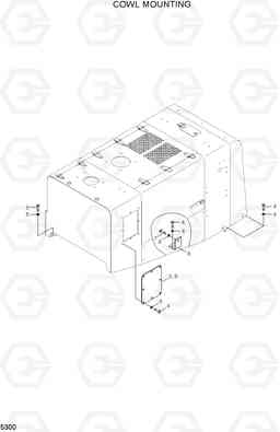 5300 COWL MOUNTING HL780-3A, Hyundai