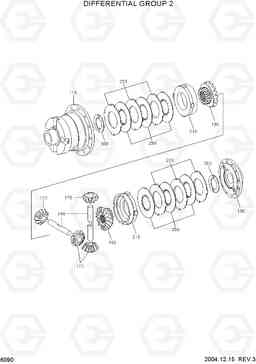 6090 DIFFERENTIAL GROUP 2 HL780-3A, Hyundai