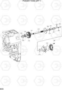 6220 POWER TAKE-OFF 1 HL780-3A, Hyundai