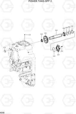 6230 POWER TAKE-OFF 2 HL780-3A, Hyundai