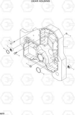 9070 GEAR HOUSING HL780-3A, Hyundai