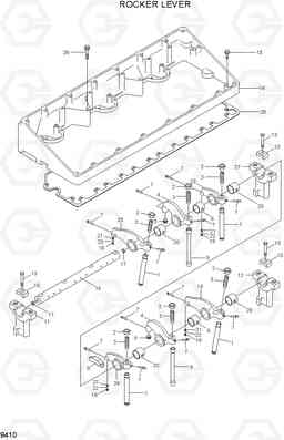 9410 ROCKER LEVER HL780-3A, Hyundai
