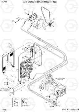 1090 AIR CONDITIONER MOUNTING SL760, Hyundai