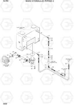 3020 MAIN HYDRAULIC PIPING 2 SL760, Hyundai