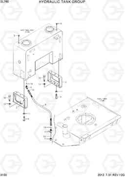 3100 HYDRAULIC TANK GROUP SL760, Hyundai