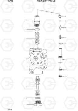 4040 PRIORITY VALVE SL760, Hyundai