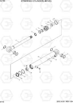 4110 STEERING CYLINDER(-#0145) SL760, Hyundai