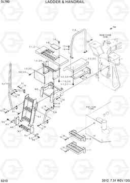 5210 LADDER & HANDRAIL(-#0171) SL760, Hyundai