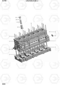 9020 CRANKCASE 2 SL760, Hyundai