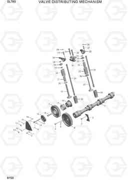 9150 VALVE DISTRIBUTING MECHANISM SL760, Hyundai