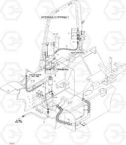 3030 HYDRAULIC PIPING 1 HLF15/18II, Hyundai