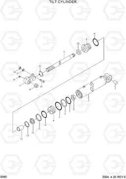 3090 TILT CYLINDER HLF15/18II, Hyundai