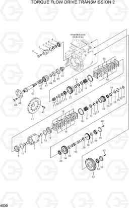 4030 TORQUE FLOW DRIVE TRANSMISSION 2 HLF15/18II, Hyundai