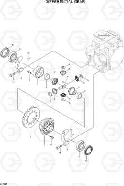 4050 DIFFERENTIAL GEAR HLF15/18II, Hyundai