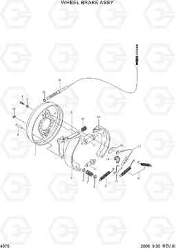 4070 WHEEL BRAKE ASSY HLF15/18II, Hyundai