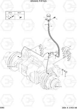 5060 BRAKE PIPING HLF15/18II, Hyundai