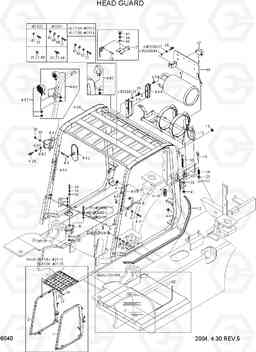 6040 HEAD GUARD HLF15/18II, Hyundai