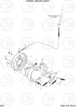 4070 WHEEL BRAKE ASSY HLF15/18-5, Hyundai