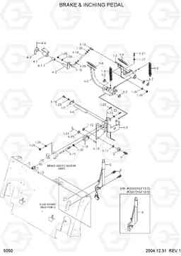 5050 BRAKE & INCHING PEDAL HLF15/18-5, Hyundai