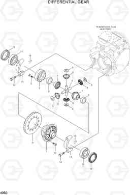 4050 DIFFERENTIAL GEAR HLF15/18CIII, Hyundai