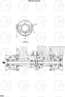 4060 DRIVE AXLE HLF15/18CIII, Hyundai