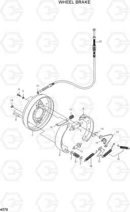 4070 WHEEL BRAKE ASSY HLF15/18CIII, Hyundai