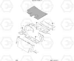 6020 OUTER PANEL 1 HLF15/18CIII, Hyundai