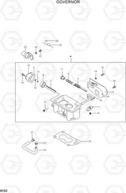 9150 GOVERNOR HLF15/18CIII, Hyundai