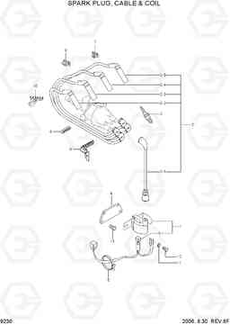 9230 SPARK PLUG, CABLE & COIL HLF15/18CIII, Hyundai