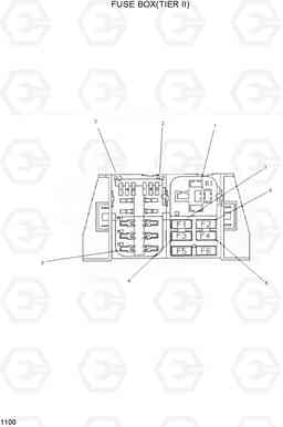 1100 FUSE BOX(TIER II) HLF15/18C-5, Hyundai