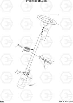 5030 STEERING COLUMN HLF15/18C-5, Hyundai