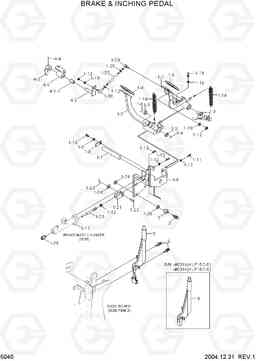 5040 BRAKE & INCHING PEDAL HLF15/18C-5, Hyundai