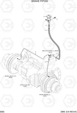 5050 BRAKE PIPING HLF15/18C-5, Hyundai