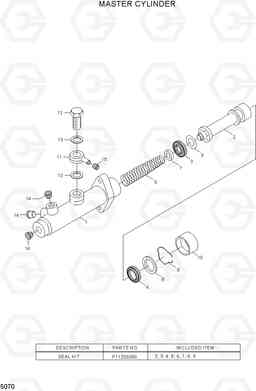 5070 MASTER CYLINDER HLF15/18C-5, Hyundai