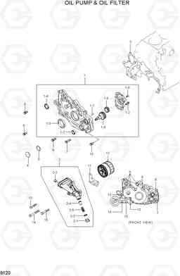 9120 OIL PUMP & OIL FILTER HLF15/18C-5, Hyundai