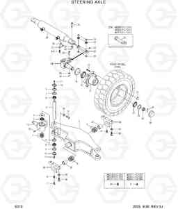 5010 STEERING AXLE HLF20/25/30II, Hyundai