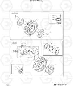 5020 FRONT WHEEL HLF20/25/30II, Hyundai