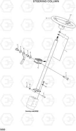 5050 STEERING COLUMN HLF20/25/30II, Hyundai