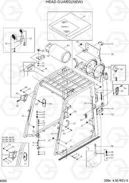 6050 HEAD GUARD(NEW) HLF20/25/30II, Hyundai