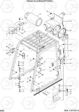 6060 HEAD GUARD(OPTION) HLF20/25/30II, Hyundai