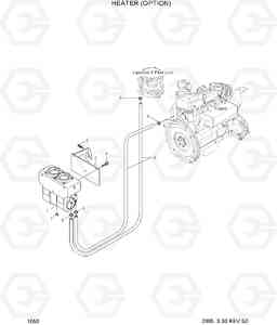 1050 HEATER(OPTION) HLF20/25/30-5, Hyundai