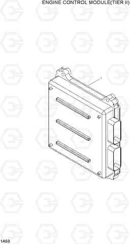 1A50 ENGINE CONTROL MODULE(TIER II) HLF20/25/30-5, Hyundai