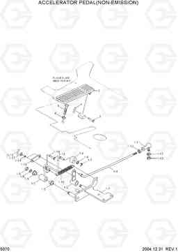 5070 ACCELERATOR PEDAL(NON-EMISSION) HLF20/25/30-5, Hyundai