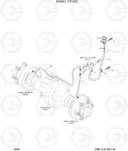 5080 BRAKE PIPING HLF20/25/30-5, Hyundai