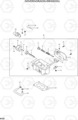 9150 GOVERNOR(NON-EMISSION) HLF20/25/30-5, Hyundai