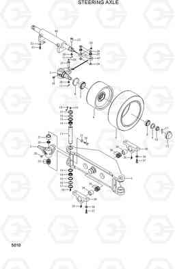 5010 STEERING AXLE HLF20/25/30CII, Hyundai